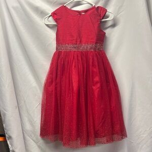 Elegant Red Kids Dress